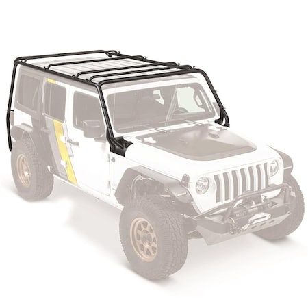Smittybilt SRC ROOF RACK JL 4 DOOR TEXTURED BLACK 77717